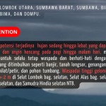 Imbau potensi hujan di wilayah NTB dari BMKG (ANTARA/Humas BMKG)-1683709321