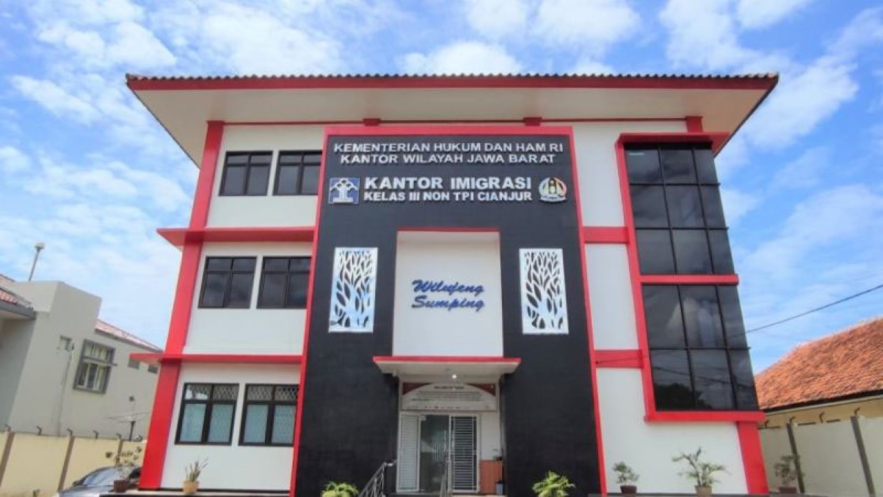 Kantor Imigrasi Non TPI III Kabupaten Cianjur, Jawa Barat.(ANTARA/Ahmad Fikri). (Ahmad Fikri)