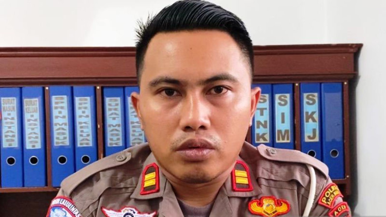 Kasat Lantas Polres Aceh Barat, Iptu M Berny. ANTARA/Teuku Dedi Iskandar.