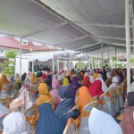 JCH Kabupaten Lombok Tengah, Nusa Tenggara Barat saat mengikuti kegiatan manasik haji (ANTARA/Akhyar)-1683873034
