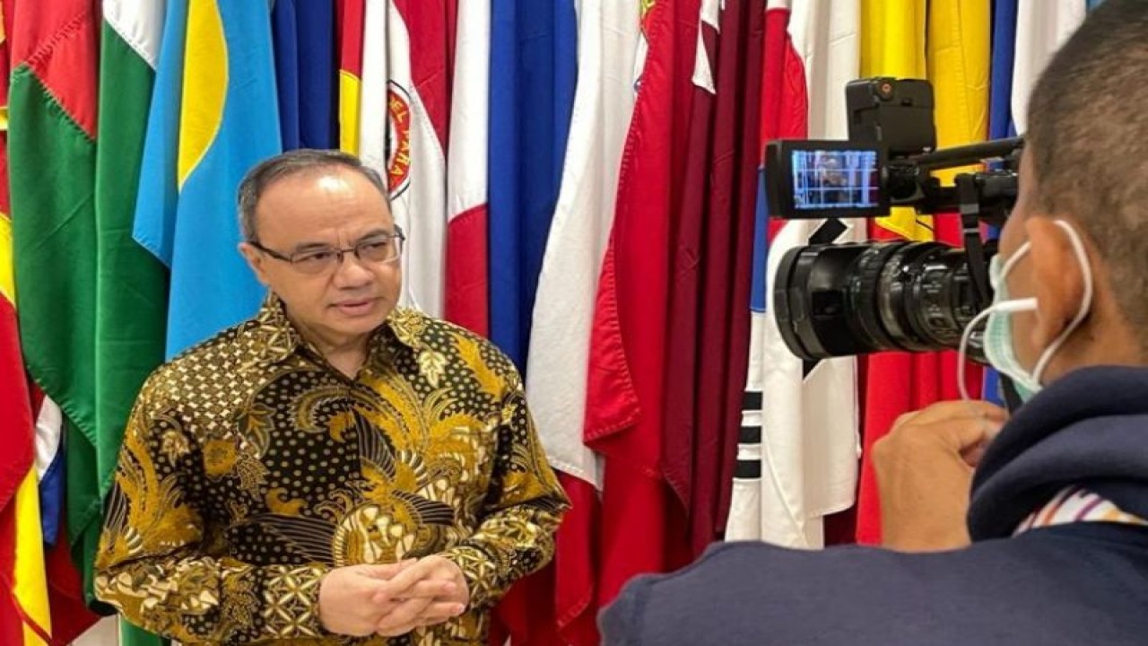 Juru Bicara Kementerian Luar Negeri/Dirjen Informasi dan Diplomasi Publik Kementerian Luar Negeri, Teuku Faizasyah. (ANTARA/HO-Kemlu RI)