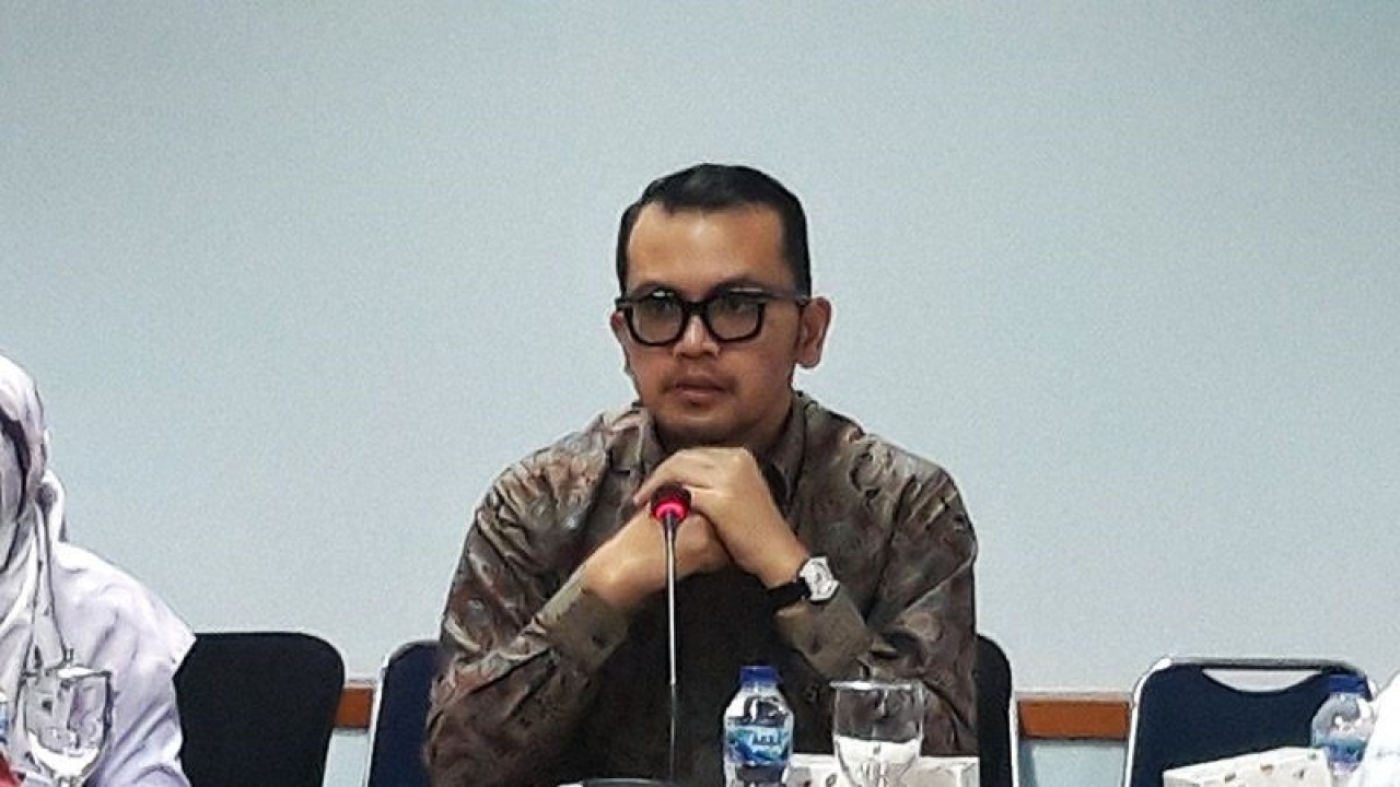 Juru Bicara KY Miko Susanto Ginting di Jakarta, Selasa (20/9/2022). (ANTARA/Muhammad Zulfikar/am)