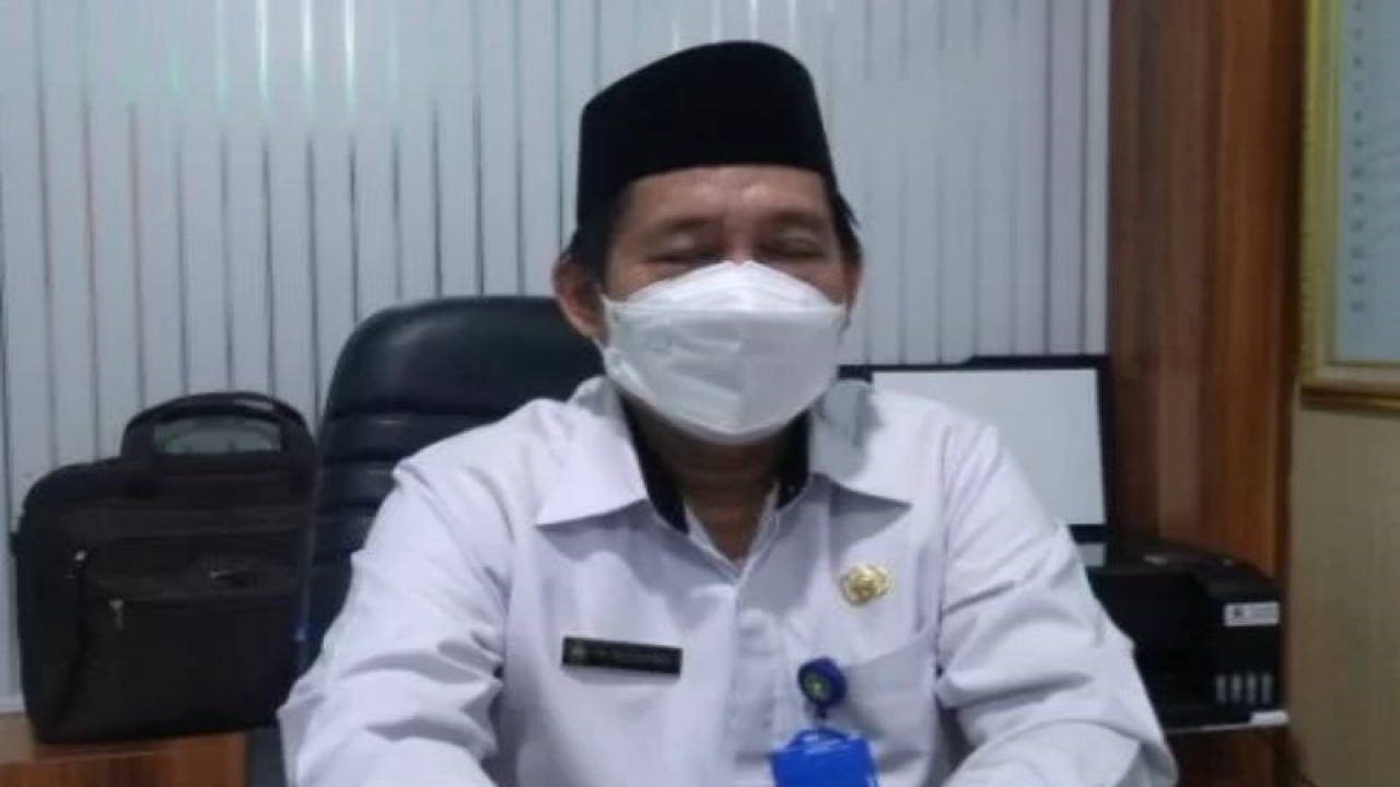 Kabid Penyelenggaraan Haji dan Umrah Kanwil Kemenag Kalsel H Rusbandi. (ANTARA/Sukarli)