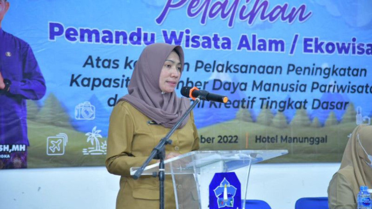 Kepala Dinas Pariwisata dan Kebudayaan (Kadisparbud) Kabupaten Bangka, Provinsi Kepulauan Bangka Belitung Rismy Wira Maddona. ANTARA/Kasmono