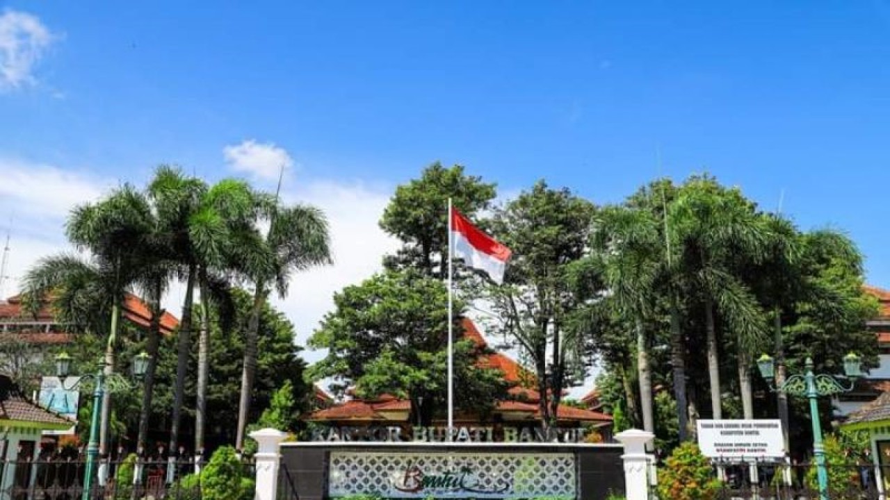 Kantor Bupati Bantul, Daerah istimewa Yogyakarta. (ANTARA/Hery Sidik)