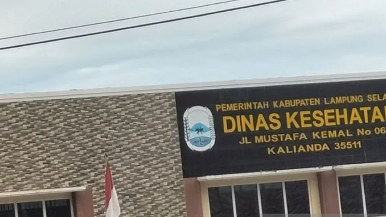 Kantor dinas kesehatan kabupaten Lampung Selatan. ANTARA/Riadi Gunawan