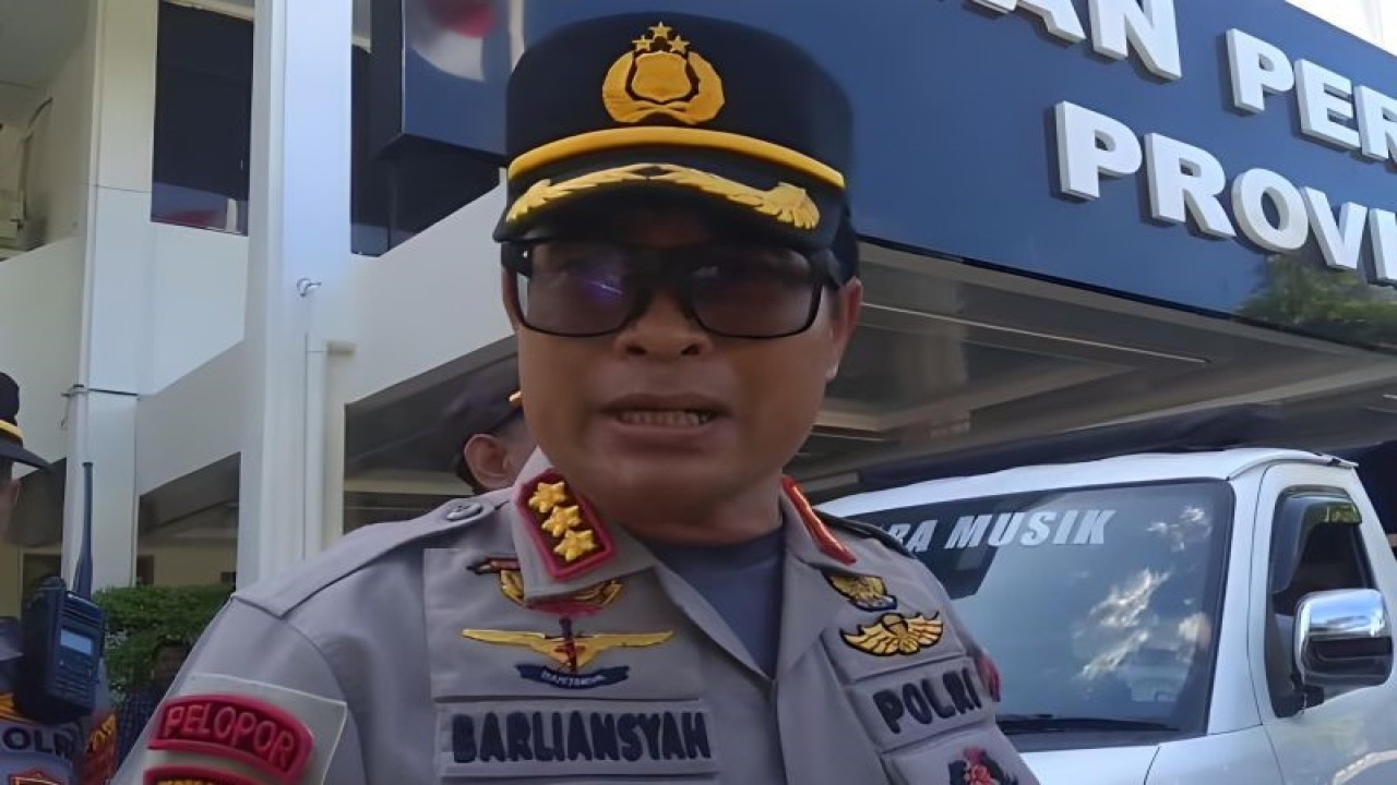 Kapolresta Palu Kombes (Pol) Barliansyah. (ANTARA/Nur Amalia Amir)