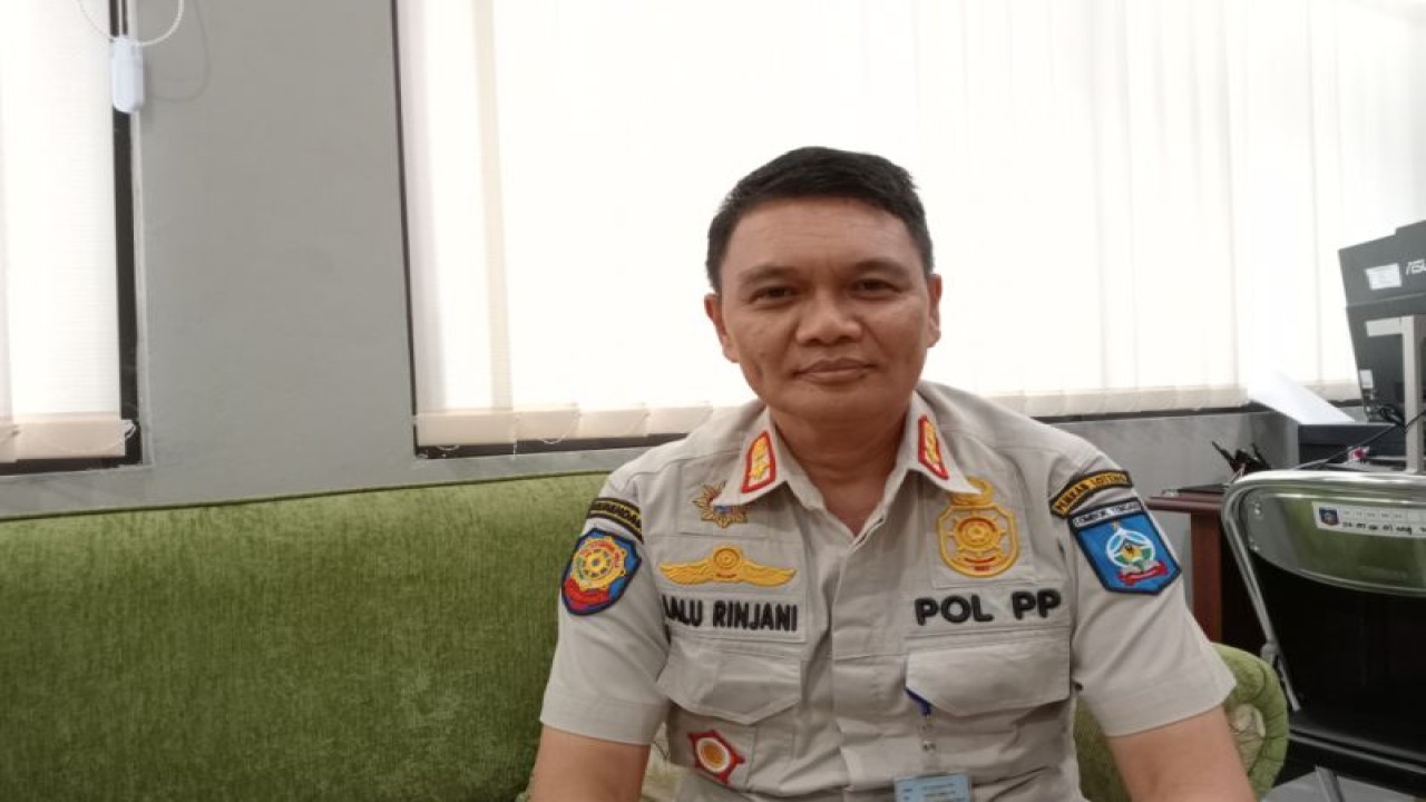 Kasat Pol PP Kabupaten Lombok Tengah, Nusa Tenggara Barat, Lalu Rinjani (ANTARA/Akhyar)