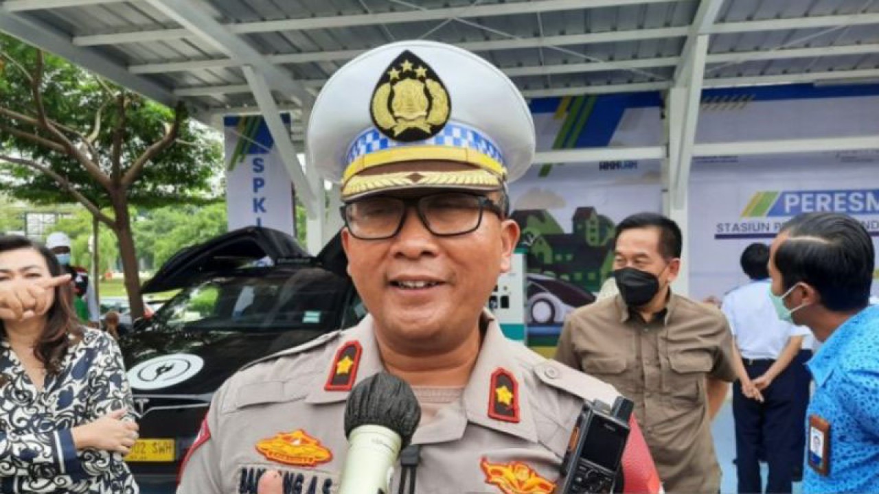 Kasatlantas Polresta Bandara Soekarno-Hatta, Kompol Bambang Askar Sodiq ANTARA/Azmi Samsul Maarif.