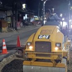 Kegiatan pengaspalan jalan yang dilakukan PT Pertagas di Kota Balikpapan, Kaltim. ANTARA/HO-PT Pertagas-1684136076