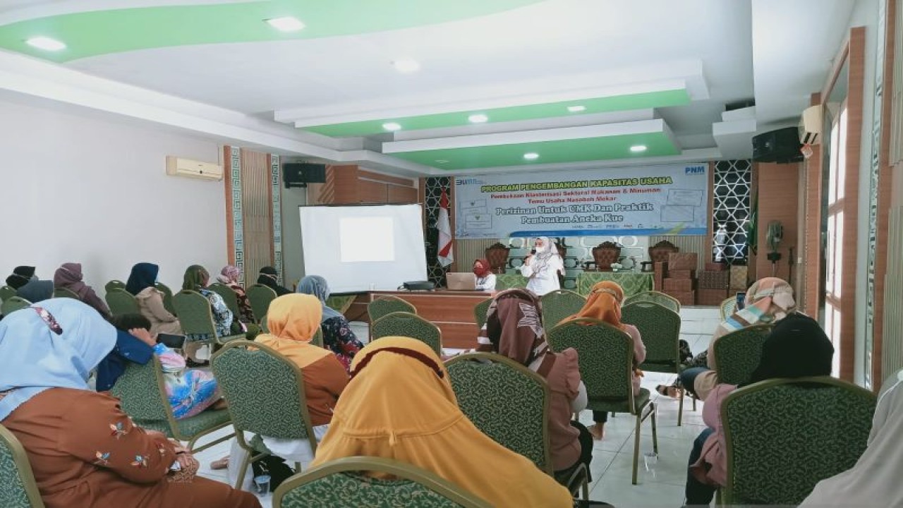 Kegiatan sosialisasi PNM kepada nasabah pembiayaan di Kota Jambi beberapa waktu lalu. ANTARA/Tuyani