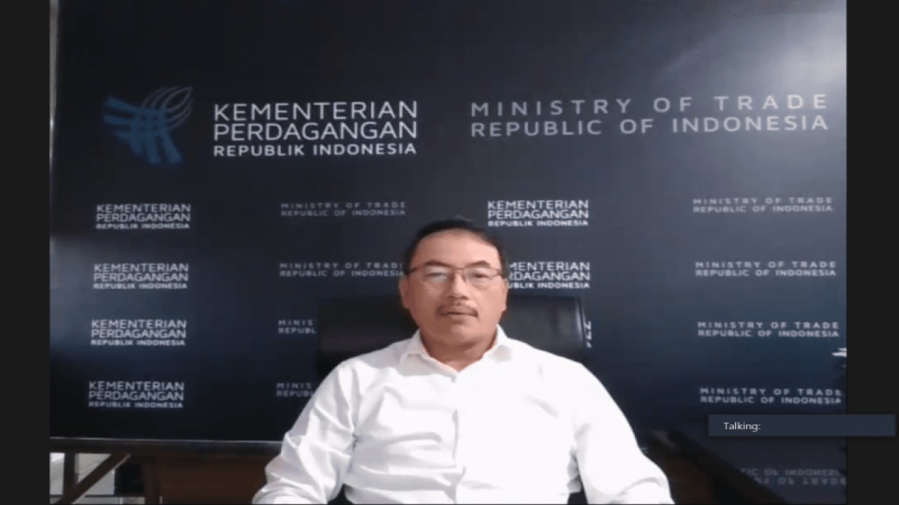 Direktur Jenderal Pengembangan Ekspor Nasional Kementerian Perdagangan Didi Sumedi. (ANTARA/ HO Biro Humas Kementerian Perdagangan)