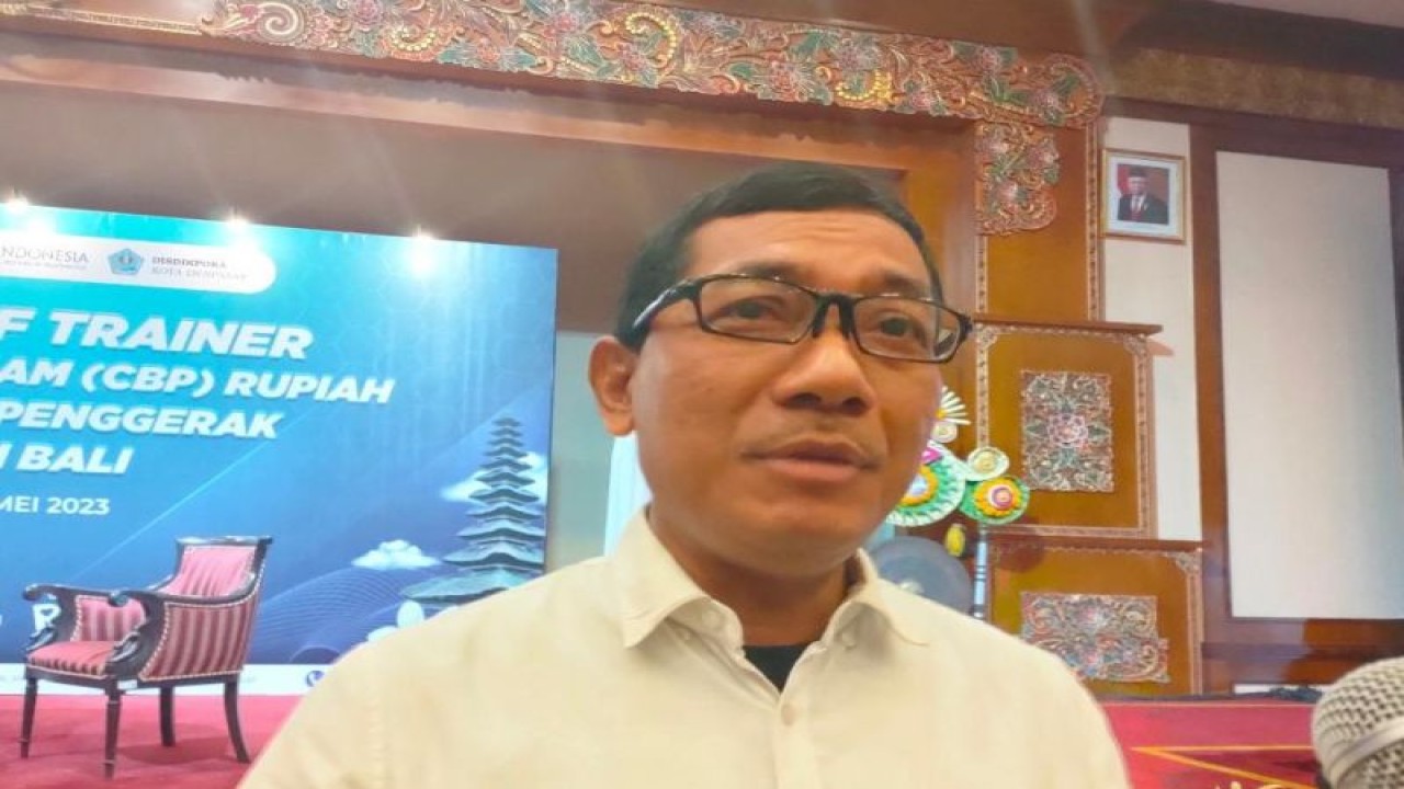 Kepala Badan Pendapatan Daerah (Bapenda) Kota Denpasar I Gusti Ngurah Eddy Mulya di Denpasar. ANTARA/Ni Luh Rhismawati.