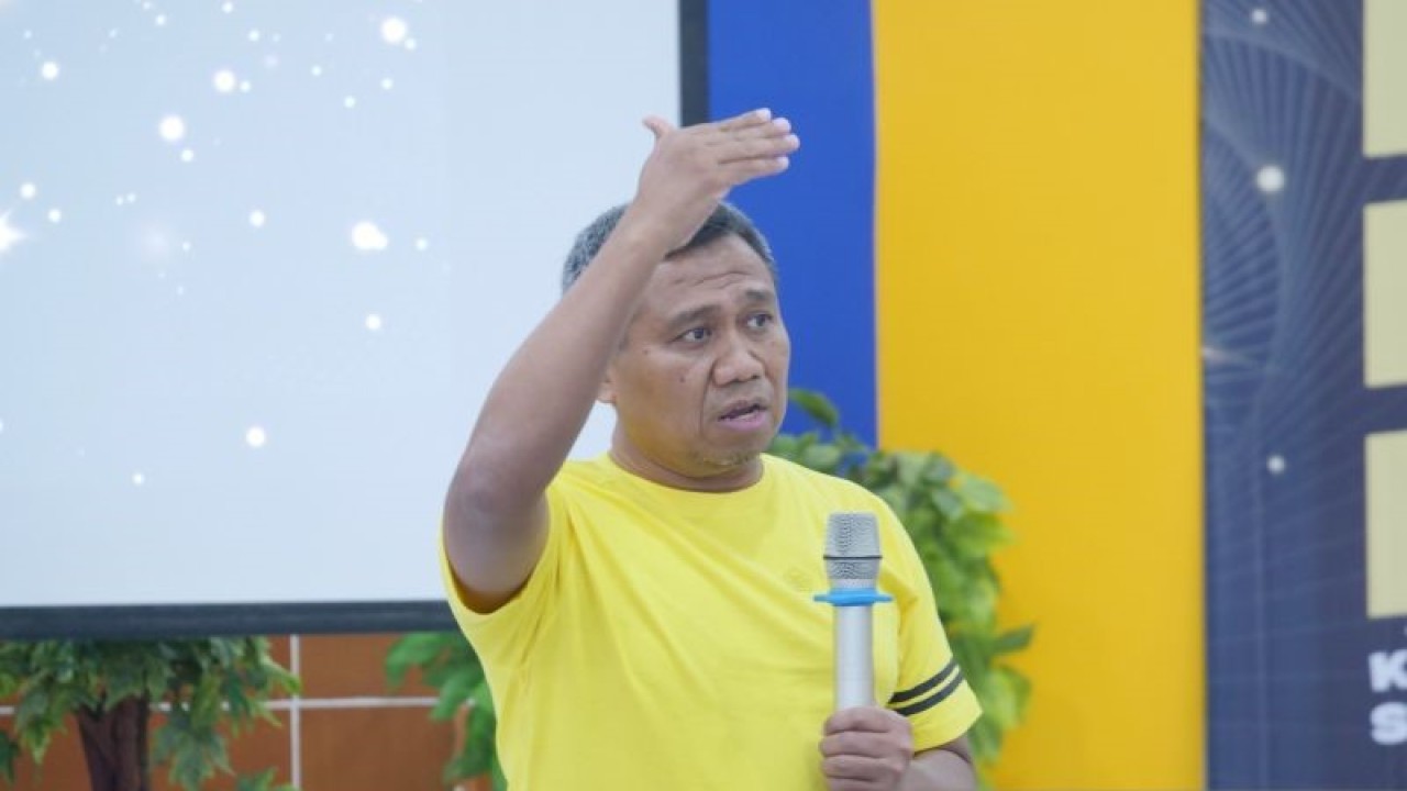 Kepala Kanwil DJP Suluttenggomalut, Arif Mahmudin Zuhri, di Manado, Selasa (30/5/2023). ANTARA/Nancy L Tigauw.