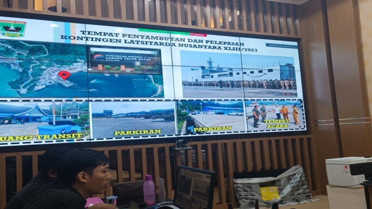 Konferensi pers Latsitardanus XLIII di Sumbar. (ANTARA/Miko Elfisha)