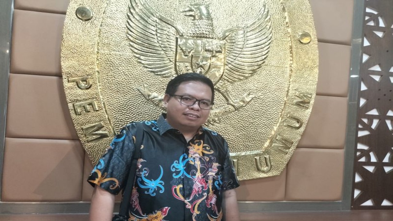 Komisioner KPU DKI Jakarta Bidang Teknis Penyelenggaraan Pemilu, Nurdin ,di kantor KPU DKI Jakarta, Sabtu (13/5/2023) ANTARA / Walda
