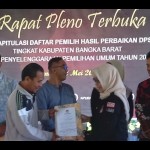 KPU Bangka Barat: jumlah pemilih berkurang 232 orang-1683883437