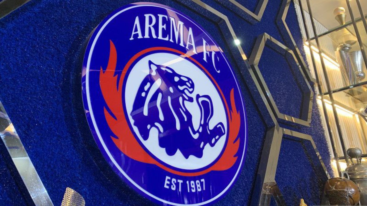 Logo Arema FC. (ANTARA/Vicki Febrianto)