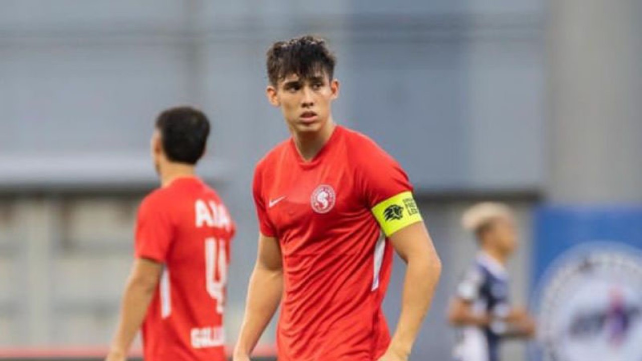 Pemain asing Asean Madura United FC Jacob Mahler (ANTARA/HO-MO Madura United)