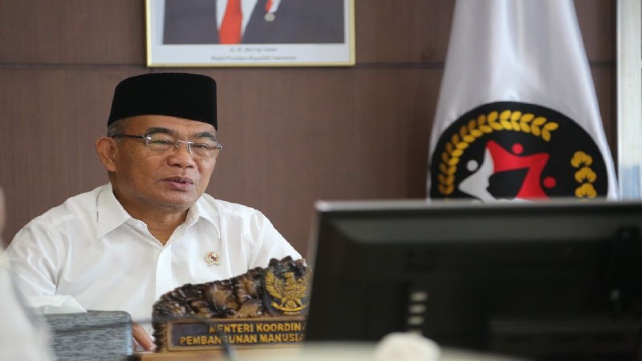 Menteri Koordinator Bidang Pembangunan Manusia dan Kebudayaan (Menko PMK) Muhadjir Effendy. ANTARA/HO-Humas Kemenko PMK.