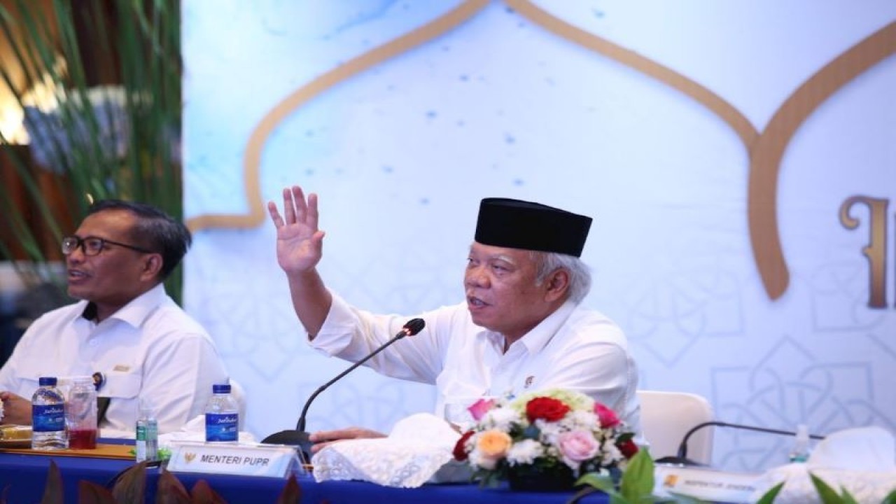 Menteri PUPR Basuki Hadimuljono. ANTARA/HO - Kementerian PUPR