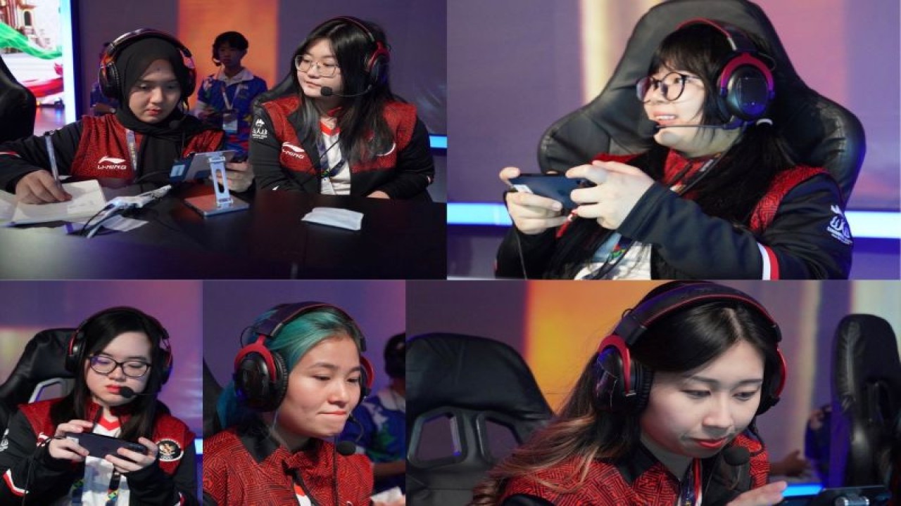 Timnas Mobile Legends: Bang-Bang Women / Putri bersiap menuju grand final di SEA Games 2023 Kamboja. (ANTARA/HO/PBESI)