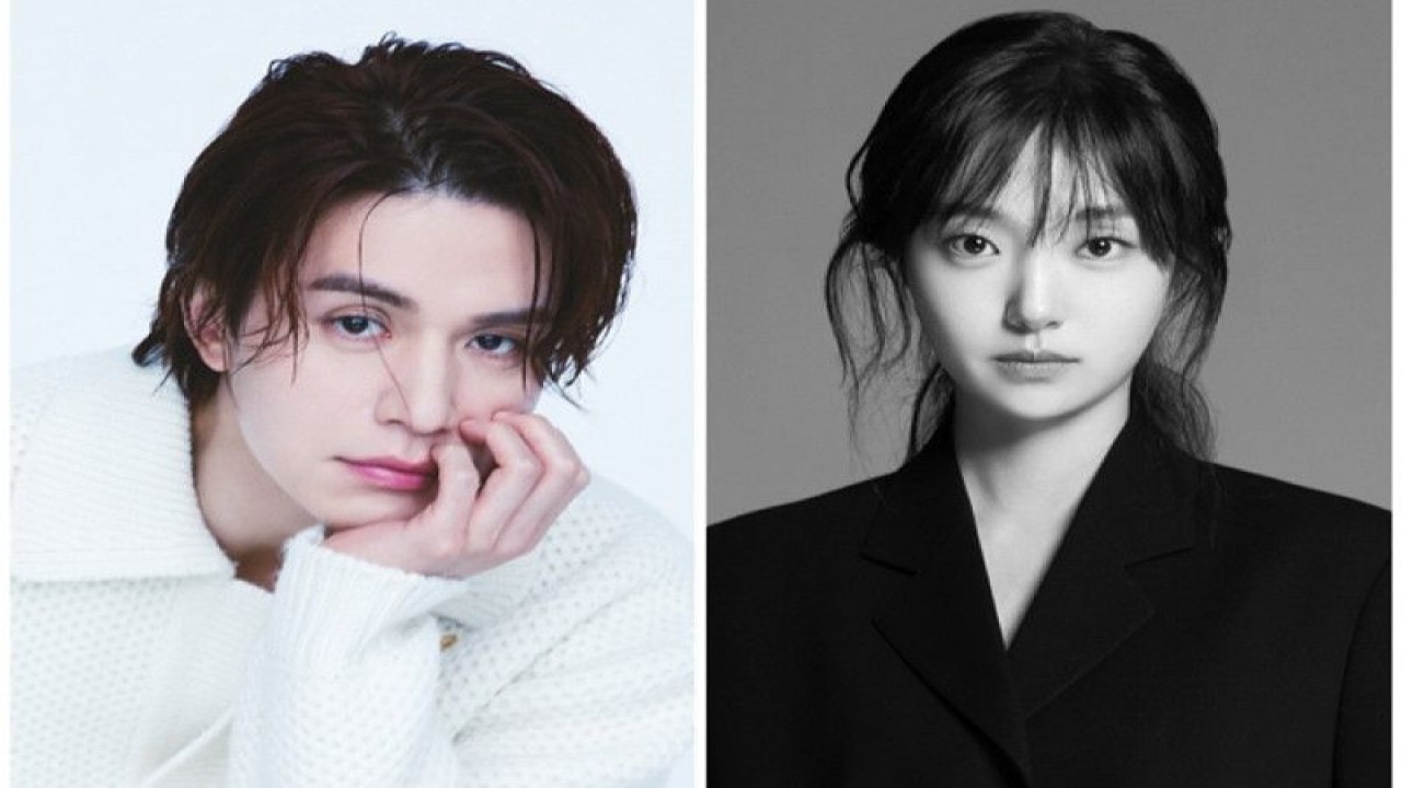 Lee Dong Wook dan Kim Hyejun (ANTARA/HO)