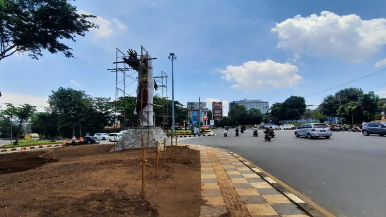 Patung Penari yang ada di Taman Kaliwiru Kota Semarang. (ANTARA/HO-Dok Pemkot Semarang)