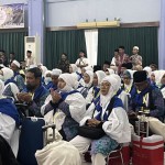 Pelepasan JCH Embarkasi Hang Nadim Batam di Asrama Haji Batam(ANTARA/Jessica)-1685097544
