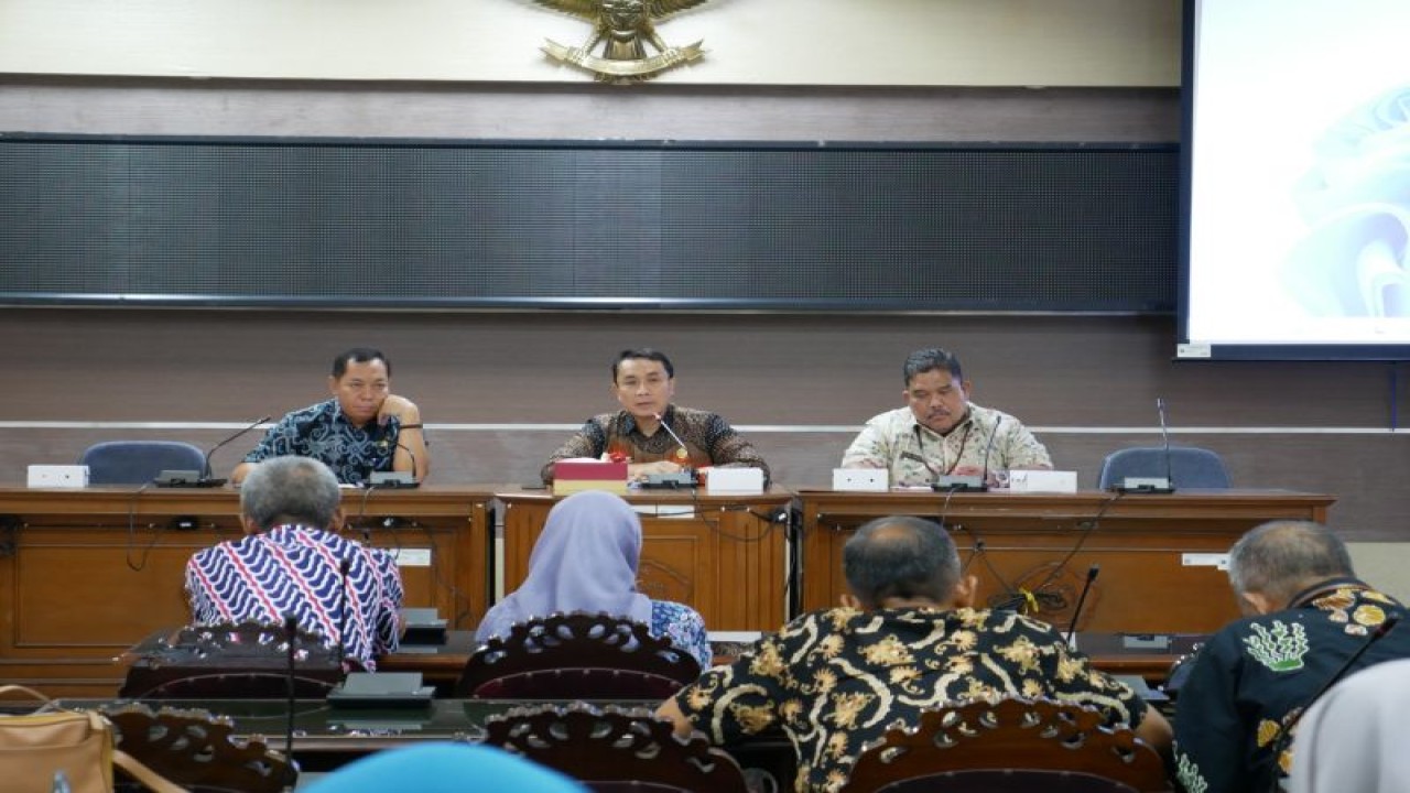 Pelaksanaan rapat evaluasi progres program Kurma di kantor Pemkab Sidoarjo, Kamis (11/5). ANTARA/HO Pemkab Sidoarjo