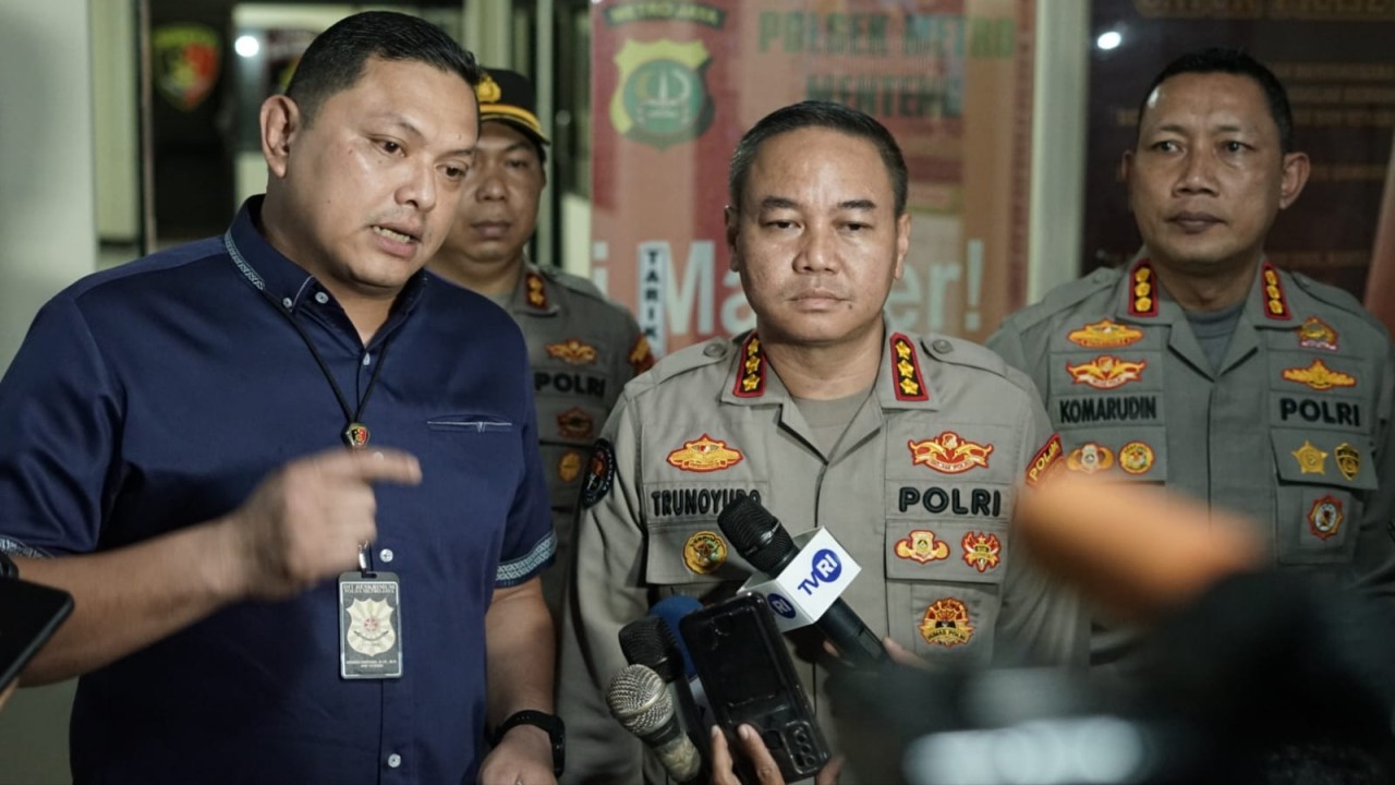 Polisi menjelaskan peristiwa penembakan di Kantor MUI Pusat.