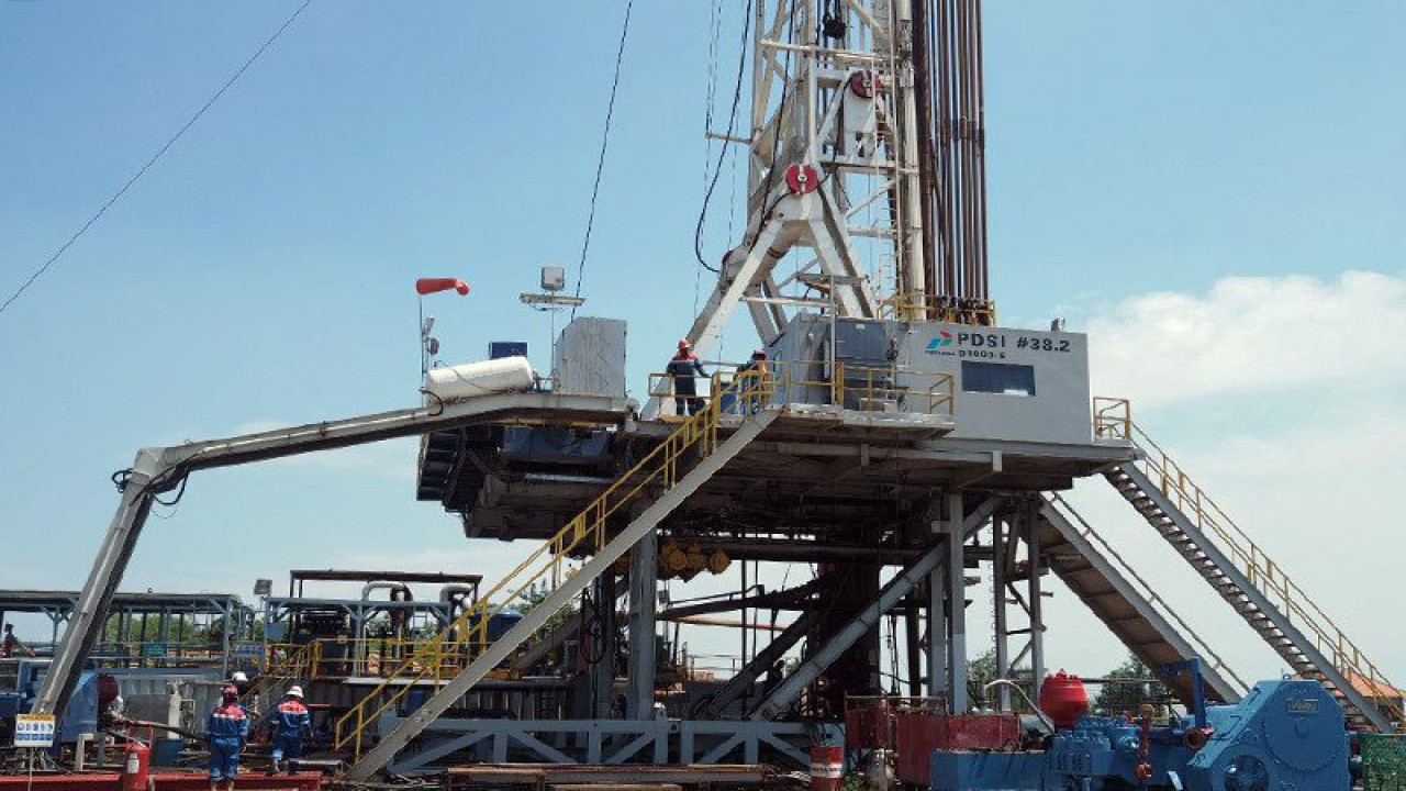 Kegiatan tajak sumur migas PT Pertamina EP. ANTARA/HO-Pertamina EP/am