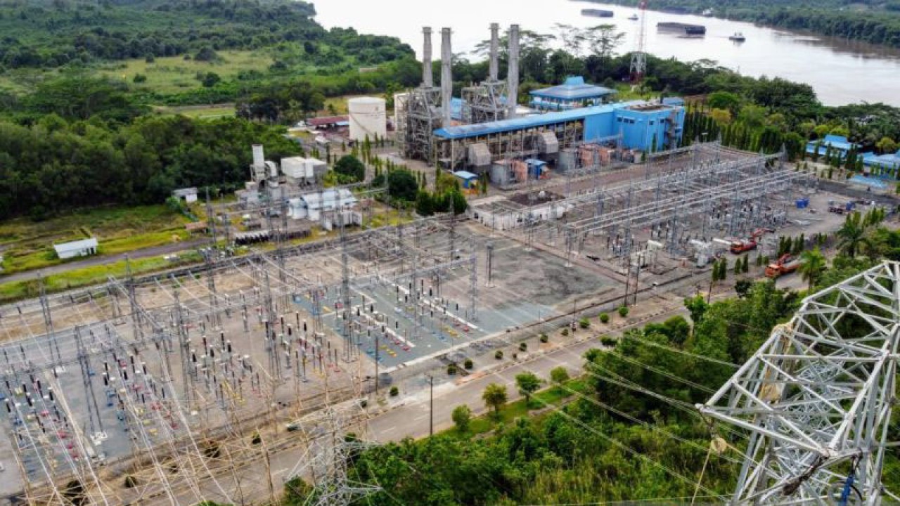 Fasilitas gardu induk PLN di Tanjung Selor (ANTARA/HO-PLN Kaltimra)