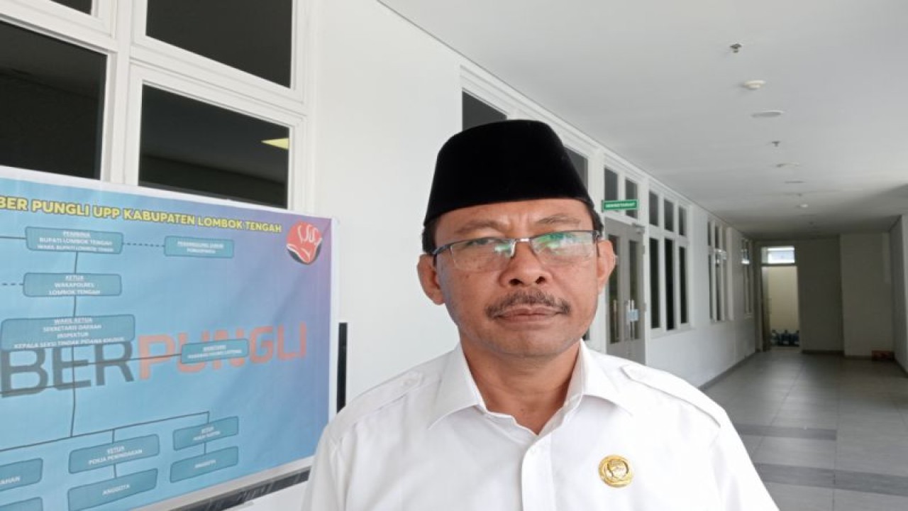 PLT Kepala Dinas Pariwisata Kabupaten Lombok Tengah, Nusa Tenggara Barat, Lendek Jayadi. ANTARA/Akhyar