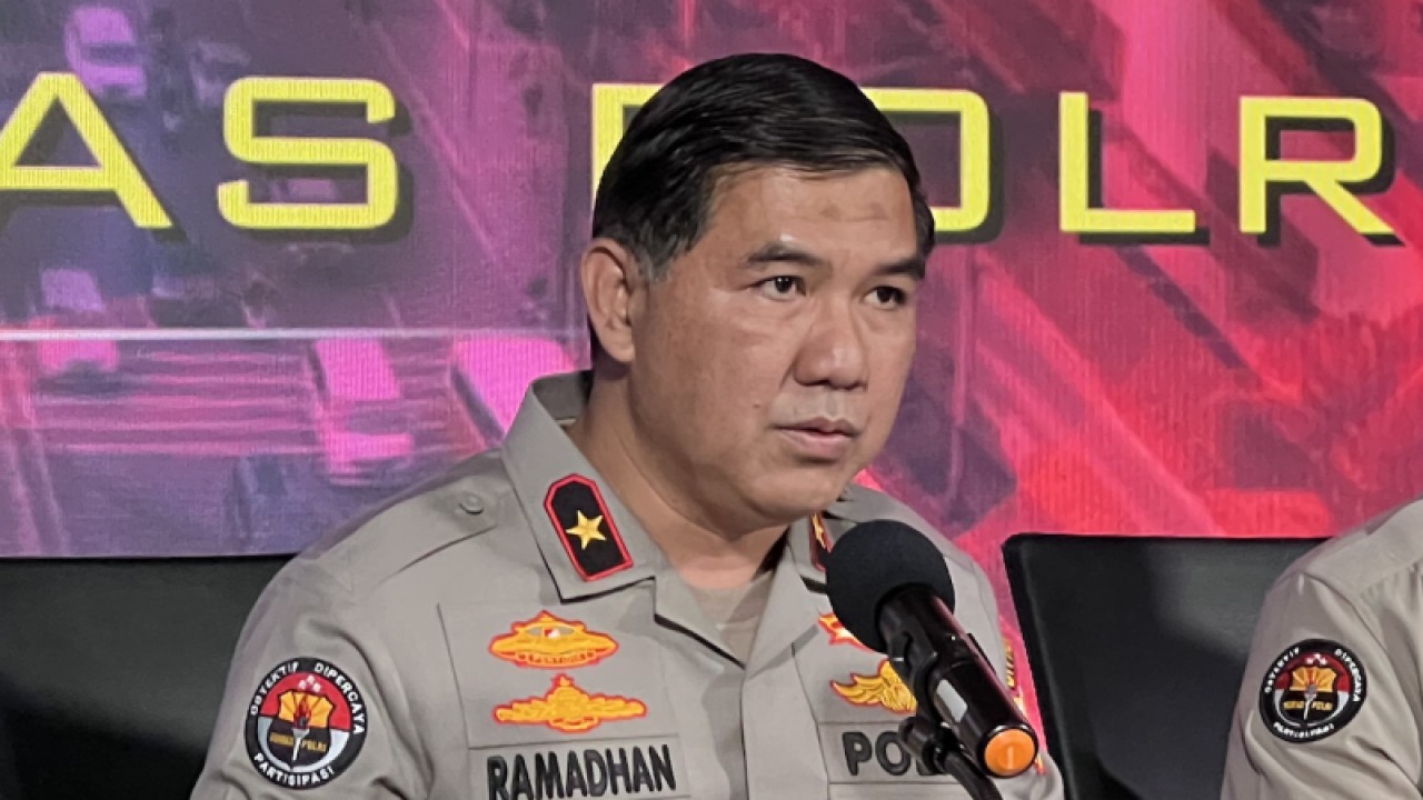 Kepala Biro Penerangan Masyarakat (Karopenmas) Divisi Humas Polri Brigjen Pol. Ahmad Ramadhan. ANTARA/Putu Indah Savitri