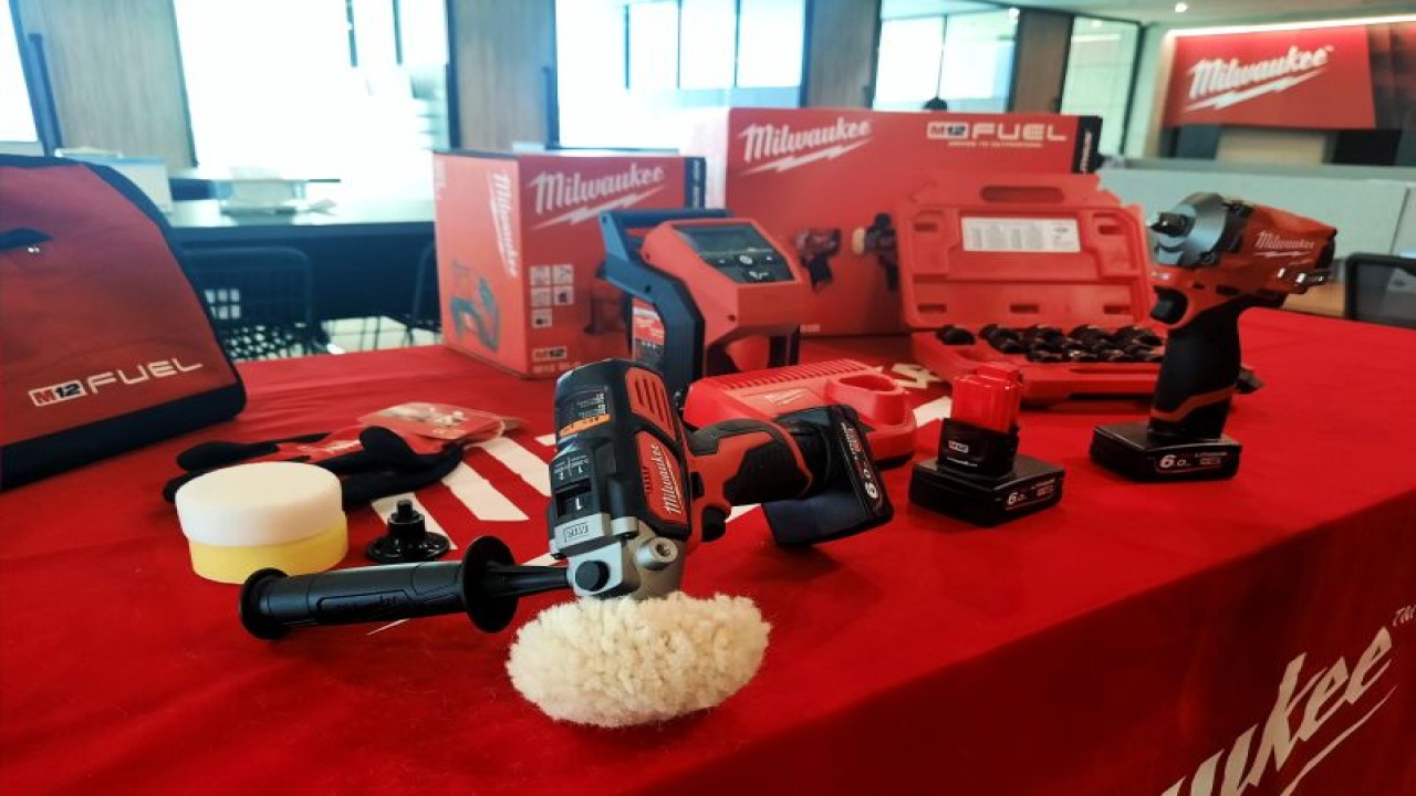 Produk paket M12 Special Combo Automotive. (ANTARA/Milwaukee)