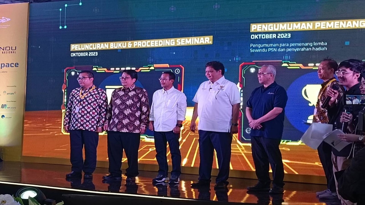 Menko Perekonomian Airlangga Hartarto beberkan capaian PSN. (Kumparan)