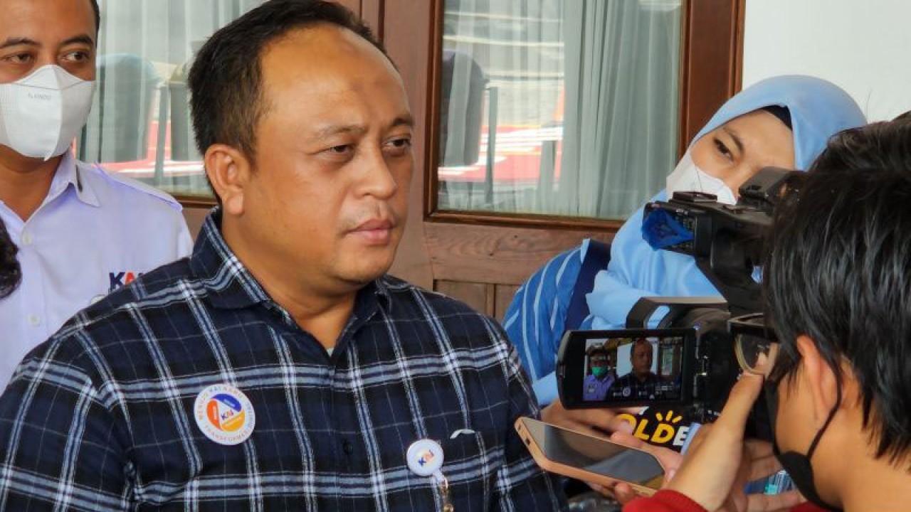 Kepala PT KAI Daop 4 Semarang Wisnu Pramudyo (ANTARA/ I.C.Senjaya)