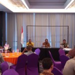 Suasana Focus Group Discussion dari BPBD Provinsi Papua, di Kota Jayapura, Papua, Jumat (26/5) (ANTARA/Qadri Pratiwi)-1685099178