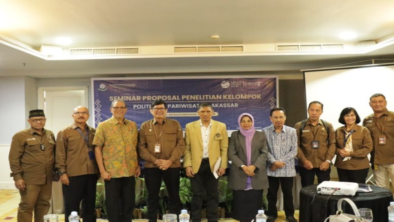 Suasana kegiatan pelaksanaan seminar proposal terkait wisata bahari yang dilaksanakan Poltekpar Makassar. Antara/ HO-Poltekpar Makassar