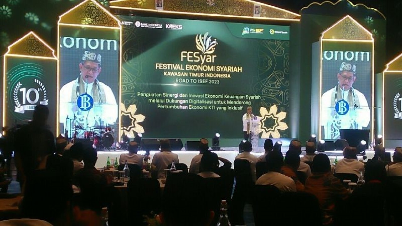 Suasana pembukaan FESyar KTI 2023 di Samarinda, Jumat (26/5) (ANTARA / M Ghofar)