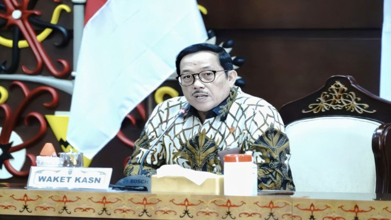 Wakil Ketua KASN, Tasdik Kinanto. (ANTARA/HO-Diskominfosantik Kalteng)