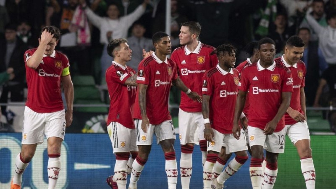Tim Manchester United. (AFP/JORGE GUERRERO)