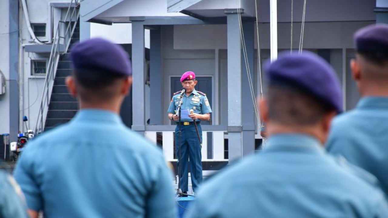 Danlantamal VI Brigjen TNI Amir Kasman. ANTARA/HO/Penerangan Lantamal VI.