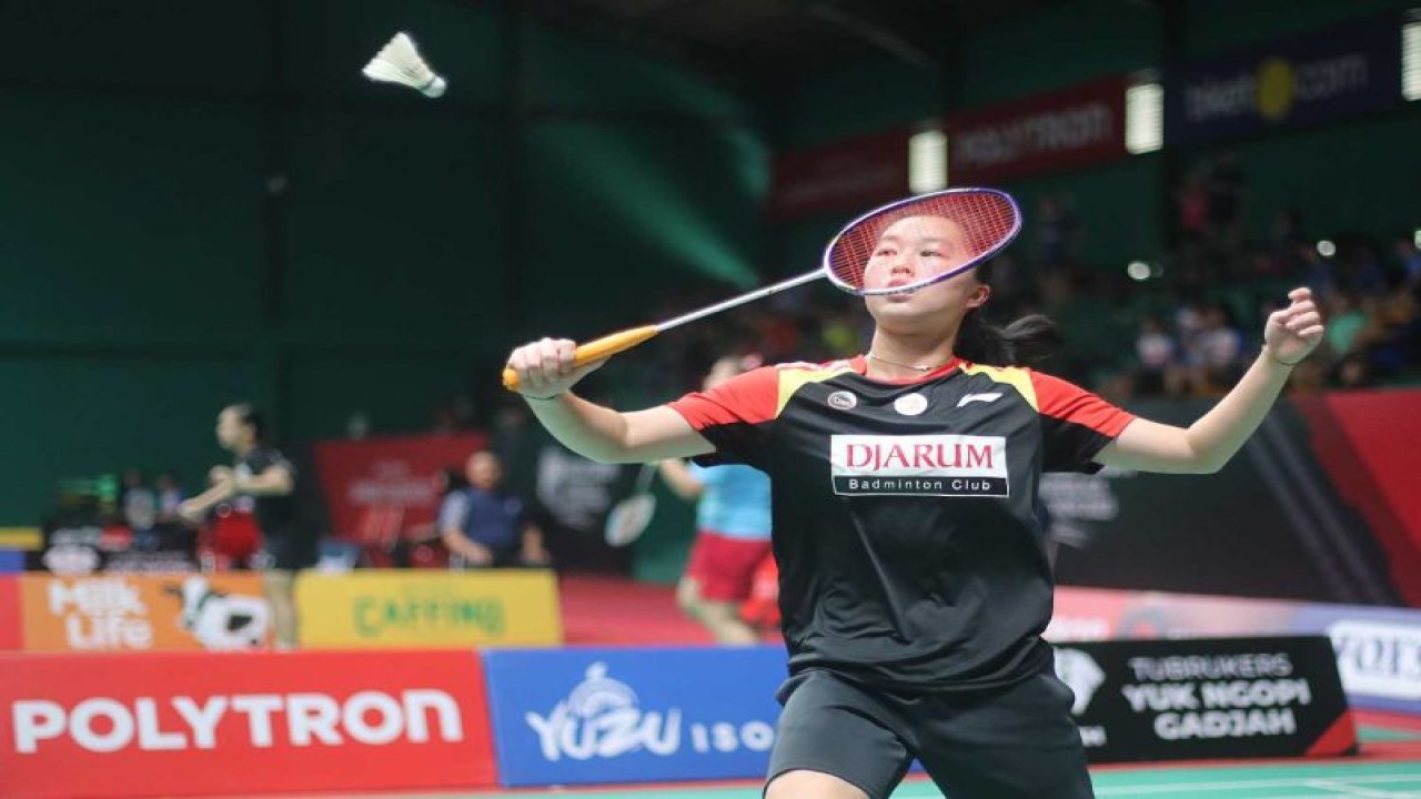 Tim PB Djarum U17 putri maju semifinal Politron Superliga Junior 2023. (ANTARA/HO - Panitia pelaksana Superliga Junior)