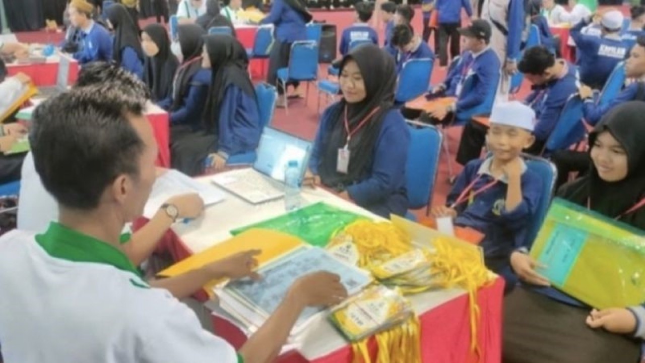 Verifikasi para peserta MTQ ke 44 Provinsi Kaltim di Kota Balikpapan. ANTARA/HO-Diskominfo Kaltim
