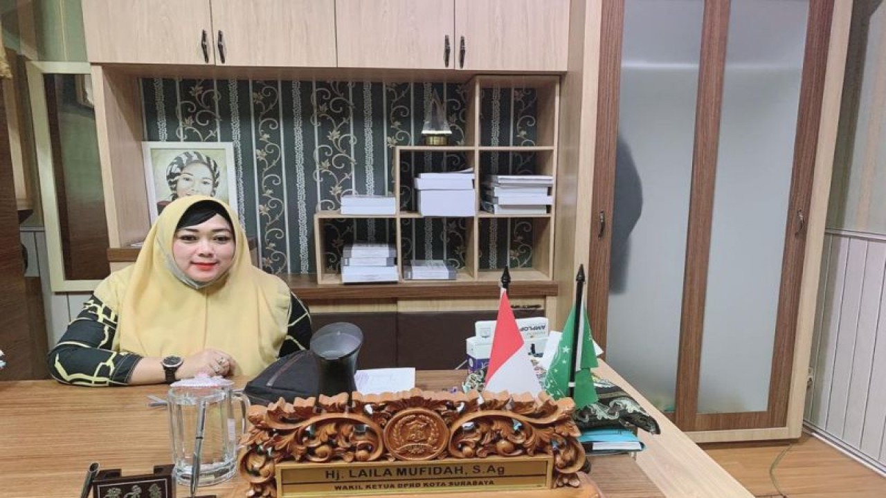 Wakil Ketua DPRD Surabaya Laila Mufidah (ANTARA/HO-DPRD Surabaya)