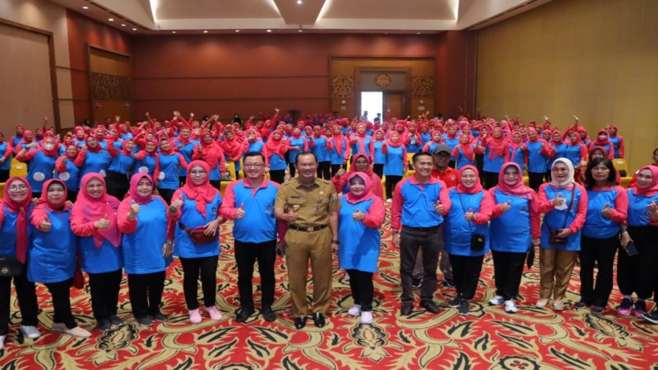 Wali Kota Palembang, Sumatra Selatan Harnojoyo saat pembukaan Jambore PKK Kota Palembang, Selasa (23/5/2023). ANTARA/HO-Diskominfo Palembang