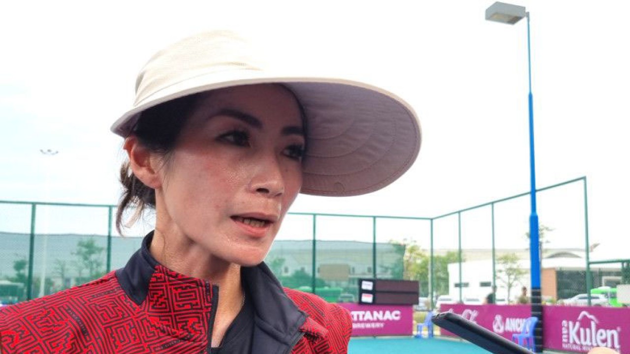 Kapten tidak bermain tim tenis Indonesia di SEA Games 2023, Wynne Prakusya. ANTARA/Bayu Kuncahyo