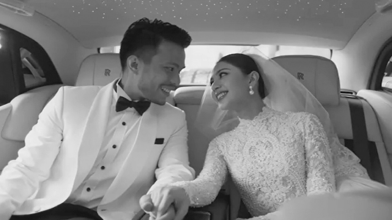 Bahagia pasangan Yakup Putra Hasibuan dan Jessica Mila Agnesia Boru Damanik.